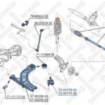 Опора шаровая нижняя левая к-кт VW Polo 1.2-1.6/1.4-1.9TDi 01> STELLOX