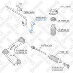 Тяга стабилизатора переднего правая Nissan Qashqai 07> STELLOX