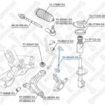 Тяга стабилизатора переднегоMitsubishi Outlander 2.0DI-D/2.2DI-D/2 STELLOX