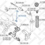 Тяга стабилизатора переднего Mazda 3 03> STELLOX