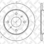 Диск тормозной задний Nissan Almera/Primera all 90> STELLOX