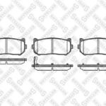 Колодки дисковые з. Kia Shuma 98>/Clarus 1.5i-2. STELLOX