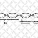 Колодки дисковые п. Opel Astra 1.8i-2.0DTi 98-01/Zafira 1.8i-2.0DT STELLOX
