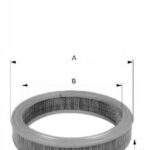 Фильтр воздушный Audi 80/100 1.3-2.0 <95, VW Golf/Passat 1.3-1.9 8 STELLOX