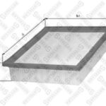 Фильтр воздушный MB Vito 2.0/2.3D 96> STELLOX