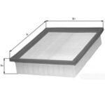 Фильтр воздушный Hyundai Elantra 1.6/2.0 00>/ Santa FE/Trajet 2.0C STELLOX