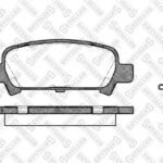 Колодки дисковые з. Subaru Forester 2.0 97-02/Impreza 00>/ STELLOX