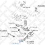 Сайлентблок заднего рыч.пер. Ford Focus DA# 1.4-2.0/1.6-2.0TDCi 04 STELLOX