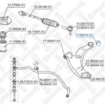 Сайлентблок перед.рычага зад. Mitsubishi Lancer 1.6-2.0 03> STELLOX