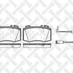 Колодки дисковые п. MB W220/W211 02> STELLOX