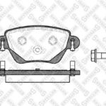 Колодки диск.з. с антиск.пл.Renault Kangoo 1.2i-1.9DCi &4WD 01>/Fo STELLOX