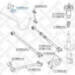 Втулка стабилизатора заднего Toyota Camry ACV3#/MCV30 01> STELLOX