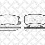 Колодки дисковые з. Mitsubishi Pajero/Montero 1.8G STELLOX