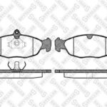 Колодки дисковые п. Opel Vectra A/Astra F 1.4i-1.8i/ STELLOX