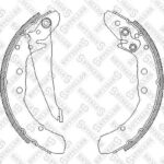 Колодки барабанныеAudi 100 2.0/2.0D 8 STELLOX