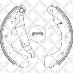 Колодки барабанные  Chevrolet Lanos 1.4/1.5/1.6 16V 05>, Opel Astra STELLOX