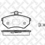 Колодки дисковые п. Chery Amulet/QQ/Tiggo all 06> STELLOX