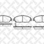 Колодки дисковые п. Honda Accord/Prelude 2.0 &16V 92>, Rover 600 1 STELLOX