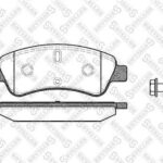 Колодки дисковые п. Peugeot 206/207/307, Citroen Xsara/Berlingo/C3 STELLOX