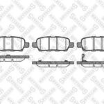 Колодки дисковые з. Nissan X-Trail 2.0i/2.5i/2.2d STELLOX