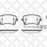 Колодки дисковые задн. с антискр. пл. VW T5/Caravelle 2.0i/3.2i/1. STELLOX