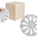 Колпаки колесные 13 Торнадо, белый, карбон, компл. 2 шт. (AWCC-13-08) AIRLINE