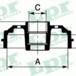 Барабан тормозной LPR