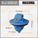 КЛИПСА КРЕПЕЖНАЯ MASUMA KJ-2202 В УП. 50 ШТ. цена за 1 шт. MASUMA