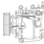 Компрессор кондиц. для а/м Honda Civic VIII (06-) 1.8i (LCAC 23SA) LUZAR