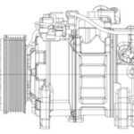 Компрессор кондиционера для а/м BMW 5 (F10) (10-)/X5 (F15) (13-)/X6 (F16) (14-) 2.0i/3.0d LCAC26F1 LUZAR
