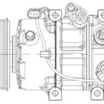 Компрессор кондиц. для а/м KIA Optima III (11-)/Hyundai Sonata IV (10-) 2.0i/2.4i (LCAC 0811) LUZAR