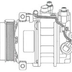 Компрессор кондиц. для а/м Mercedes-Benz C (W203) (00-)/E (W211) (02-)/ML (W164) (05-) 6PK (L LUZAR LCAC15164