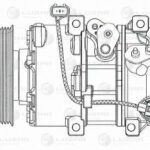 Компрессор кондиц. для а/м Kia Sorento II (12-) 2.4i (после рестайл.) (LCAC 0832) LUZAR