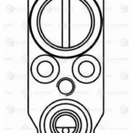 Клапан расш. кондиционера (ТРВ) для а/м Suzuki Grand Vitara (05-) (LTRV 2465) LUZAR