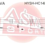 ПОЛУОСЬ ЛЕВАЯ SOLARIS 1.4 17- 22x22x459 ASVA