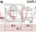 ШРУС ВНУТРЕННИЙ ПРАВЫЙ SPECTRA 28x22x43 ASVA