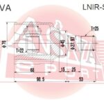ШРУС ВНУТРЕННИЙ ПРАВЫЙ LIFAN SOLANO 25x22x45 ASVA