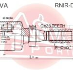 ШРУС ВНУТРЕННИЙ ПРАВЫЙ 33X40.6X26 ASVA