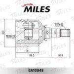 ШРУС TOYOTA AVENSIS T220/T250/COROLLA IX-X E120/E150 1.3VVT-I-1.8 97- внутр. MILES
