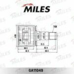 ШРУС внутренний левый MITSUBISHI PAJERO II/SPORT I/L200 III-IV 2.4D-3.0 91- GA11049 MILES