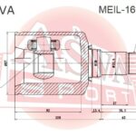 ШРУС ВНУТРЕННИЙ 25X38X27 ASVA