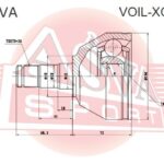 ШРУС ВНУТРЕННИЙ ЛЕВЫЙ 29X31X26 ASVA