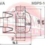 ШРУС КАРДАННОГО ВАЛА 30X81 ASVA