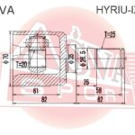 ШРУС ВНУТРЕННИЙ ЗАДНИЙ IX35/SPORTAGE 25x20x35 ASVA