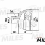 ШРУС наружный VW T4 1.8-2.5 90-03 (GKN 301963) GA20526 MILES
