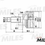 ШРУС наружный MAZDA TRIBUTE 2.0/3.0 01- (с ABS) (GSP 834090) GA20238 MILES