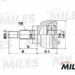 ШРУС RENAULT MEGANE/SCENIC 1.5-2.0 04- нар. MILES