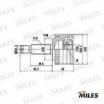 ШРУС наружный KIA SPORTAGE II 2.0/2.0CRDI 04- GA20724 MILES