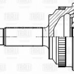 ШРУС для а/м Geely MK (06-) ABS (наруж.) (30 шлц.) (GO 302) TRIALLI