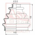 ПЫЛЬНИК ШРУС (КОМПЛЕКТ БЕЗ СМАЗКИ) 24x83x102 ASVA